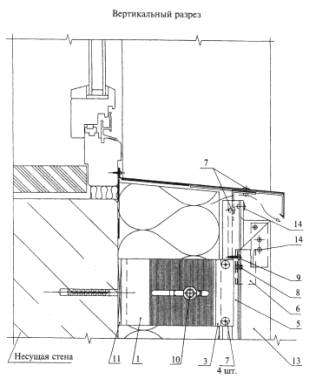 Типовая технологическая карта на монтаж вентилируемого фасада с облицовкой композитными панелями